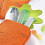 10Pcs Easters Carrot Shape Silverware Holder Cutter Fork 5
