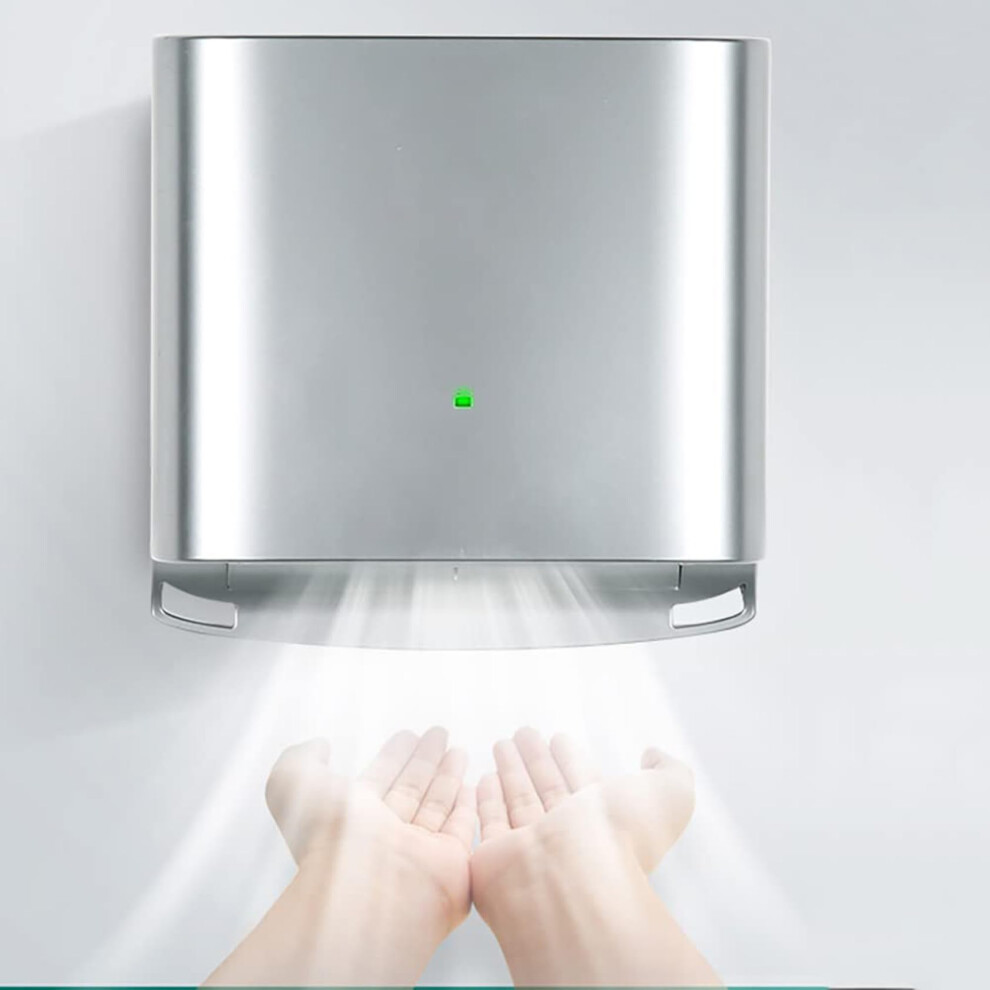 Automatic Induction Hand Dryer, Electric Speed 1250W, Noncontact, Silver 9119770577849