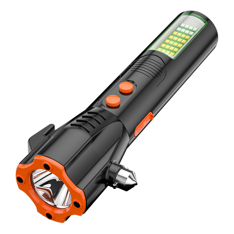 Window Breaker, Multi-Function Safety Hammer With High Sensitivity Detection, Emergency Escape Tool, Solar Charging, Led Flashlight, Seatbelt Cutter, 9420858563457