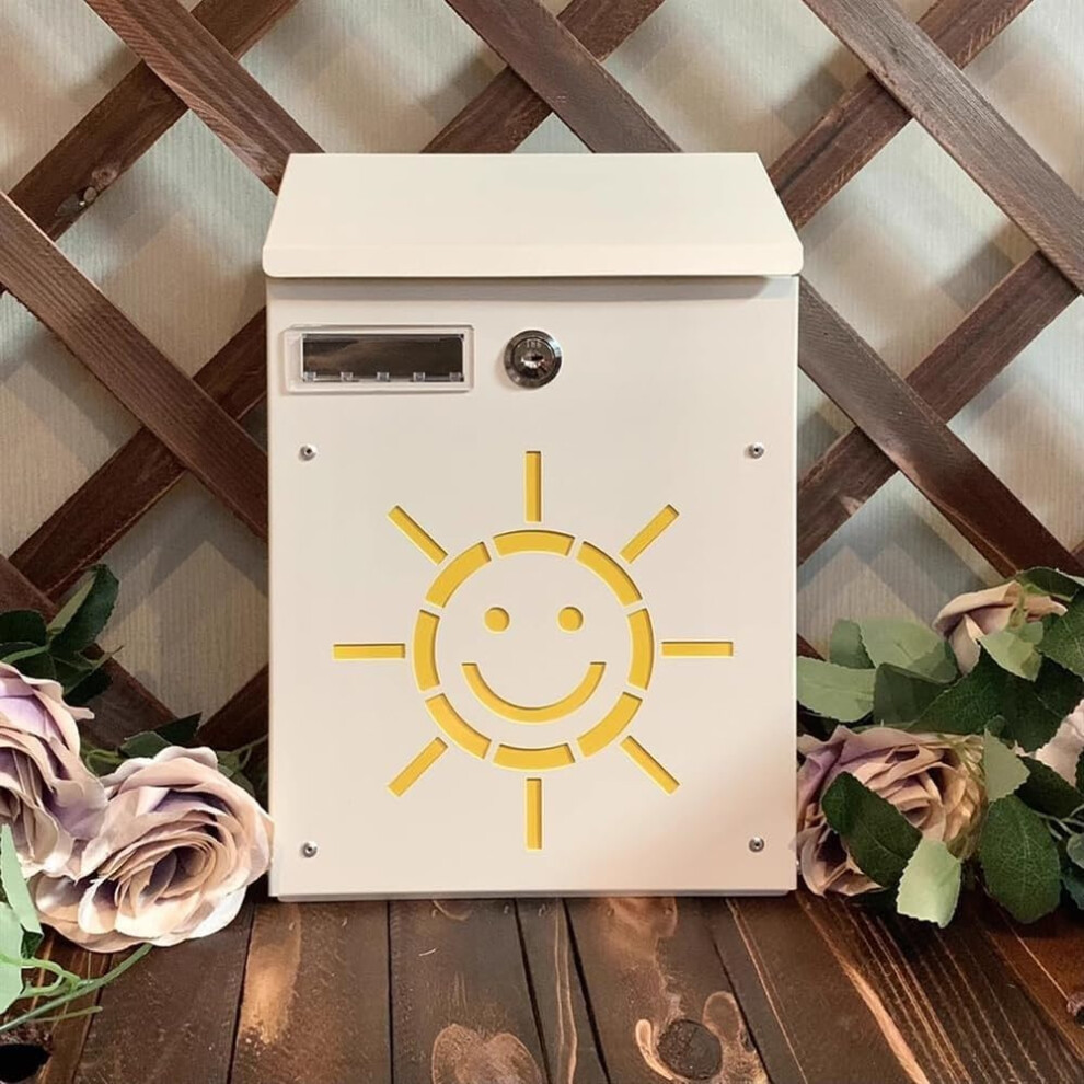 Lockable Outdoor Wall Mounted Mailbox, Rainproof Rustproof Cartoon Design For Home Or Kindergarten 9323874721682