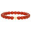 Shatterproof Elastic Heart Bead Bracelet-Red Agate Love Brace 1