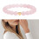Shatterproof Elastic Heart Bead Bracelet-Red Agate Love Brace 3