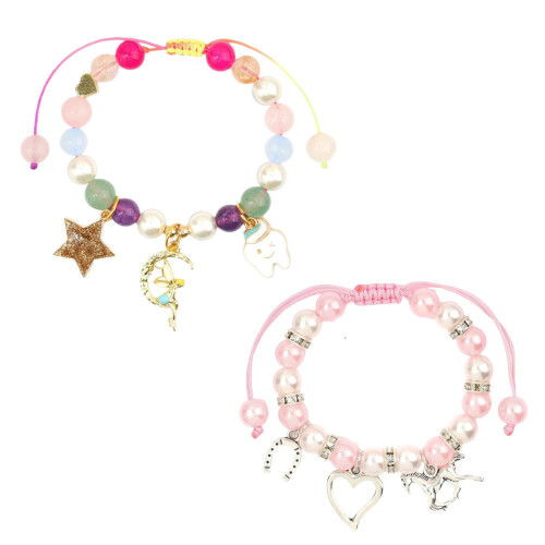 Faux Pearls Star Elf Bracelet Adjustable Lightweight Design-1 1