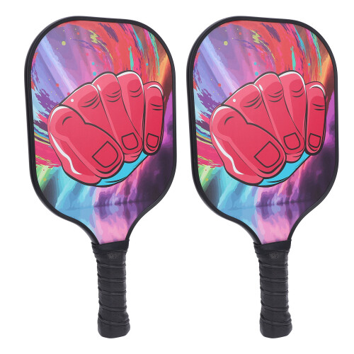 Pickleball-Set, 2 leichte Pickleball-Schläger aus 2