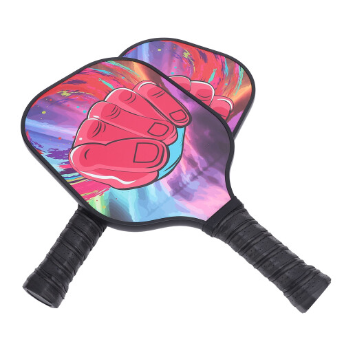 Pickleball-Set, 2 leichte Pickleball-Schläger aus 1