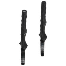 2 x Swing Grip Golf Grips Medium Black Rubber