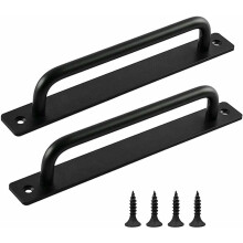 Aluminium Alloy Door Pull Handle, Durable Anti-Rust Handle with Matte Black Retro Finish, Anti-Corrosion Door Handle Built for Longevity, Wide Applica