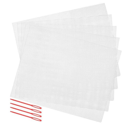5 Pcs Plastic Mesh Sheet Mesh Canvas Sheets Eye Mesh for