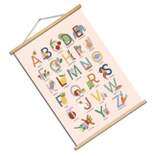 Canvas Alphabets Posters with-30 x 40cm English Letters
