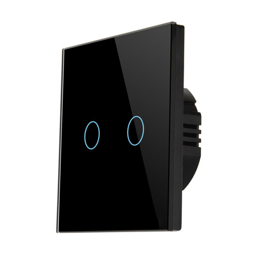 Întrerupător inteligent de lumină controlat vocal, compatibil cu Asistentul Google, telecomandă, iluminat, control tactil modern, întrerupător 1