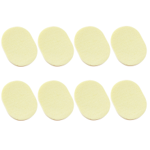 Outils de beauté ovales et colorés, éponges faciales douces et absorbantes pour exfolier et démaquiller, accessoires réutilisables pour une peau