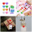 500Pcs Glittering Heart Sticker 1Inch for Seal Envelope 2