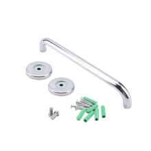 Maniglione di sicurezza in acciaio inossidabile resistente, utilizzo versatile, maniglione di sicurezza per un supporto affidabile, design elegante