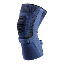 Sport knee braces, compression sleeves, nonslip support for basketball, volleyball, dark blue LCode