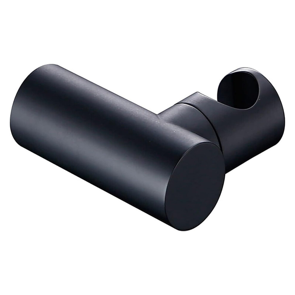 360 Rotating Shower Head Holder Wall Mounted Solid Brass Matte Black Adjustable Bracket 9001264775605
