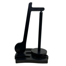 Porte-fil en bois, support de bobine de fil rotatif,-Noir
