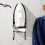 Wallmounted iron holder hanger rack home laundry storage ironing board holder black 4