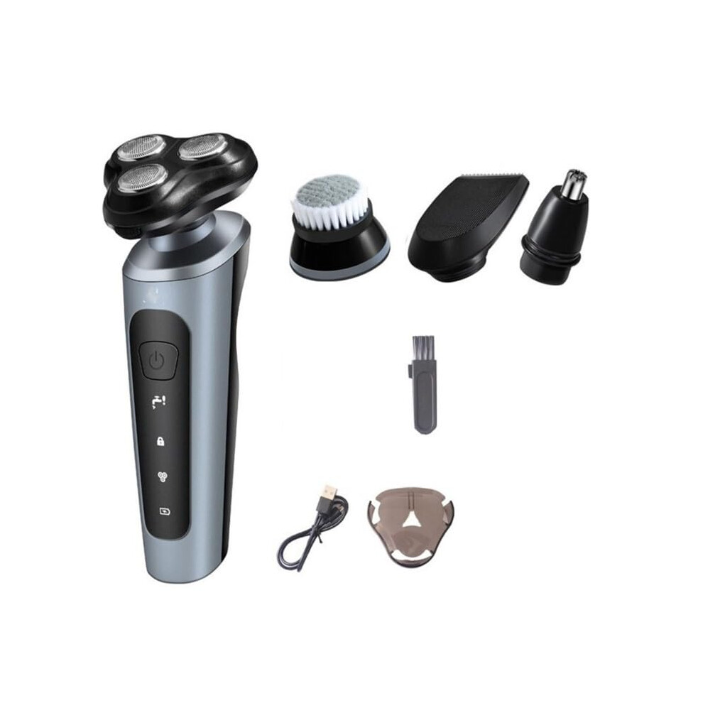 Electric Shaver for Men Wet and Dry USB Rechargeable Beard Trimmer Waterproof SelfSharpening Blade