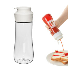 Squeeze Bottles LeakProof Dispensers for Peanut Butter, Ketchup