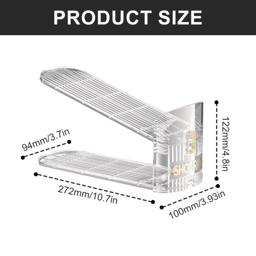Support de rangement réglable pour étagère à chaussures-Clair 2
