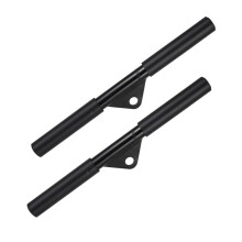 2 Pieces Fitness Cable Pull Accessories Push Bar LAT Pulldown for Cable Machines Training Aid for Muscle Building and Body Training