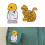 Elegant Cats Theme Enameled Pin Rustproof Alloy Craftsmanship-2 3