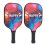 Pickleball-Set, 2 leichte Pickleball-Schläger aus 3