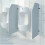 Urinal Privacy Partition White 3Piece Set, Wall Mounted Urinal Screen for Public Restroom 1