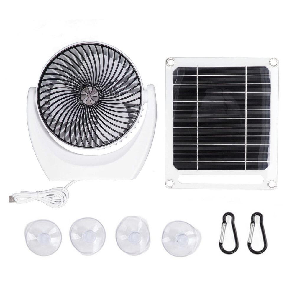 Outdoor Solar Ventilator, Solar Panel Exhaust Fan For Greenhouse Ventilation, Lightweight Portable Exhaust Fan For Travel Picnics, Simple Operation Fo 9454554077741