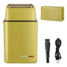 Electric Shaver for Men with LED Display, Cordless Beard Trimmer, TypeC Charging, Low Noise (Yellow)