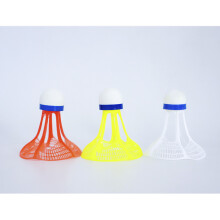 Volantes de plumas de nailon para deportes de interior y exterior, volantes de bádminton luminosos con volantes que se iluminan, material de alta