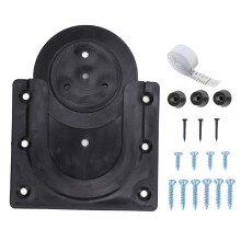Suporte para pendurar alvo de dardos com fixação segura e equilibrada, diversos parafusos para montagem inclusos, compatibilidade universal com