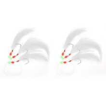 Matériel de pêche de qualité professionnelle, hameçons à mouche fabriqués à la main aux couleurs vives, assurant une visibilité optimale sous