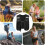 Hydration Vest for Running Women  Hydration Pack Vest with Multiple Pockets  Elastic Stable Bladder Black 3