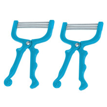 Manual Facial Hair Remover for Women Eyebrow Trimmer with NonSlip Handle Battery