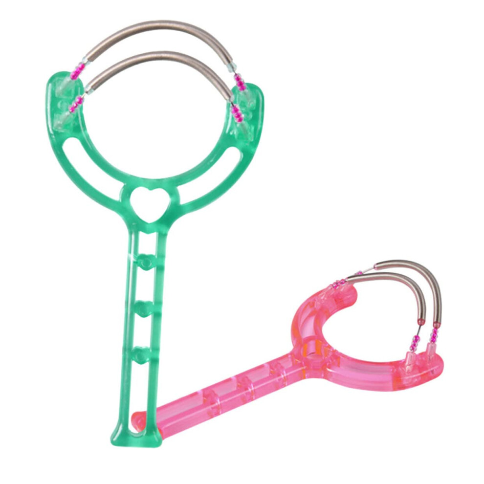 2pcs Facial Hair Remover for Women, Dual Spring Epilator for Upper Lip and Chin, Smooth Skin