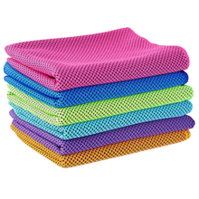 Microfibre Sports Towel, Chilly Towel Soft Breathable Instant Cooling For Outdoor Activities, Yoga, Fitness, Running, Camping, Gym, & More (4PCS)