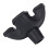 Quad Cane Tip Gummi Anti-Rutsch Stoßdämpfung Cane 8