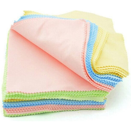 Microfiber Cleaning Cloths for Glasses and Camera Lenses, 200 Pack Standard Size 1