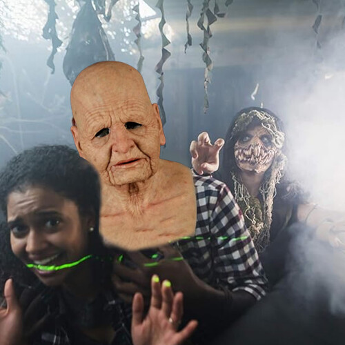 Μάσκα Alien με πλήρη κάλυψη κεφαλιού, τρομακτική κάλυψη προσώπου για εκδηλώσεις 1
