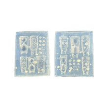 Reusable 3D Floral Rose Hourglass Silicone Mold For Nail-Set