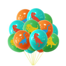 Balões de látex de dinossauro, balões para festa de dinossauros, balões decorativos para festa de dinossauros, decorações de aniversário de