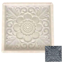 Concrete Stepping Stone Molds 16x16 Floral Pattern for DIY Garden Pathway and Walkway