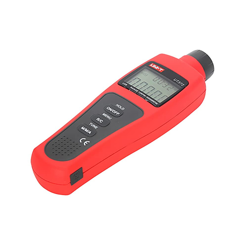 Noncontact Digital Laser Tachometer Ut371 Ut372, Data Hold, Odometer, Max Min Avg Mode, 1099999 Rpm, Usb Interface 9001264778668