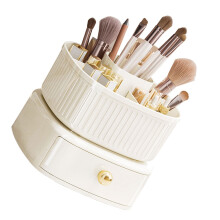 Organisateur de maquillage rotatif pratique, présentoir de-1