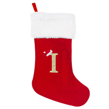 Bas de noël en velours, 20 pouces, décoration pour la maison,-JE