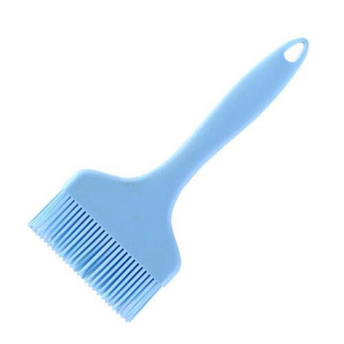 Brede siliconen gebakborstel Vaatwasmachinebestendig-Blauw