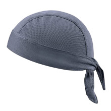 Breathable Mesh Lining Sport Headscarf Hat Bandana-Dark gray