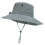 Lightweight Foldable Fishing Hat Windproof Chin-4 holes gray 1
