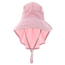 Lightweight Summer Bucket Hat For Children Full Coverage-Pink